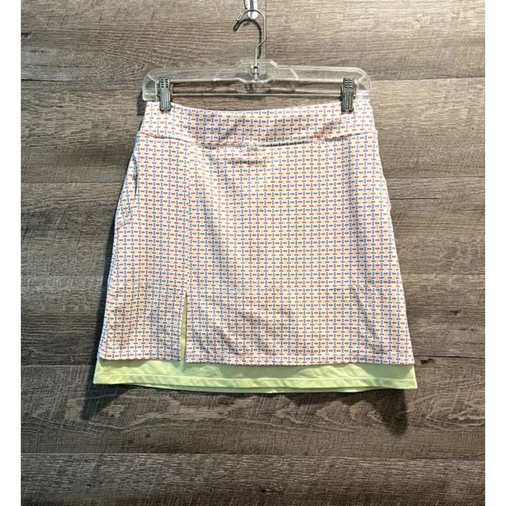 Bette & Court Athletic Green/Orange Skort Sz Small